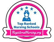 Top Ranked Nursing Schools Registered Nursing.org Logo 