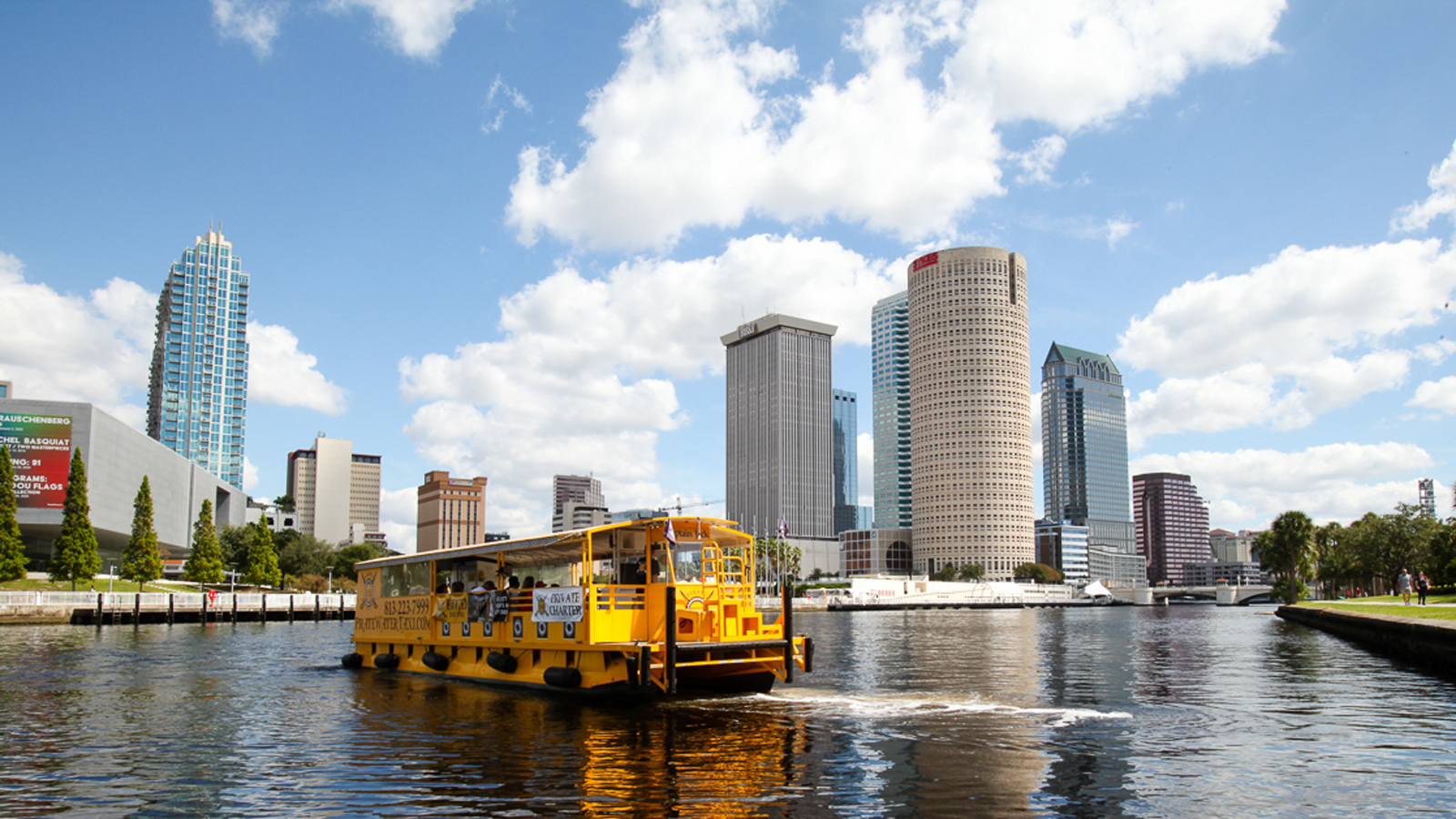 Water taxi on hillsborough river